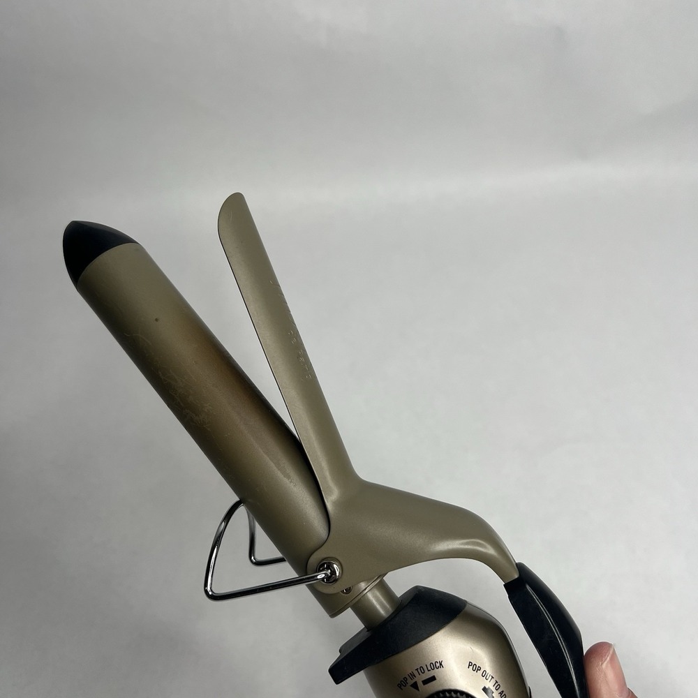 JILBERE de Paris Professional 1" Gold Curling Iron Hair Curler Tested Titanium